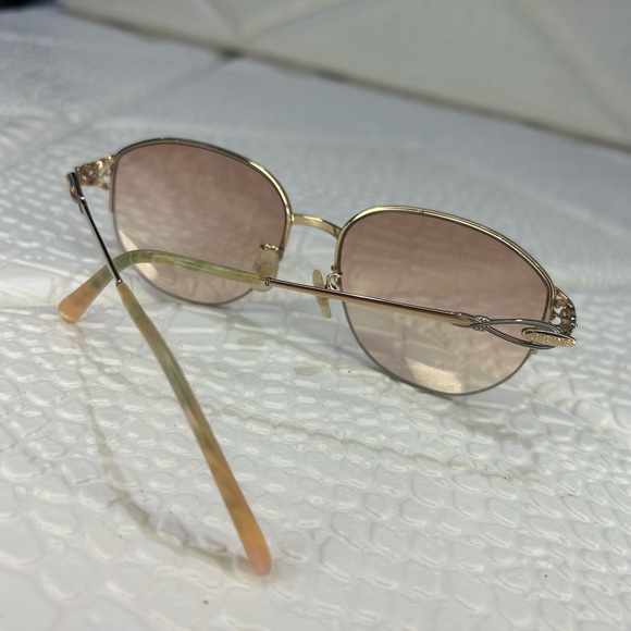 CELINE Oval Sunglasses Titan with Frames 54016-135 - Picture 4 of 13